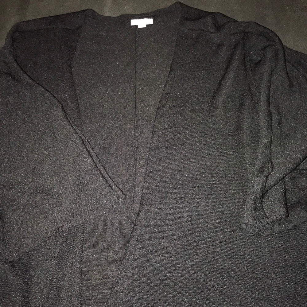 Black cardigan